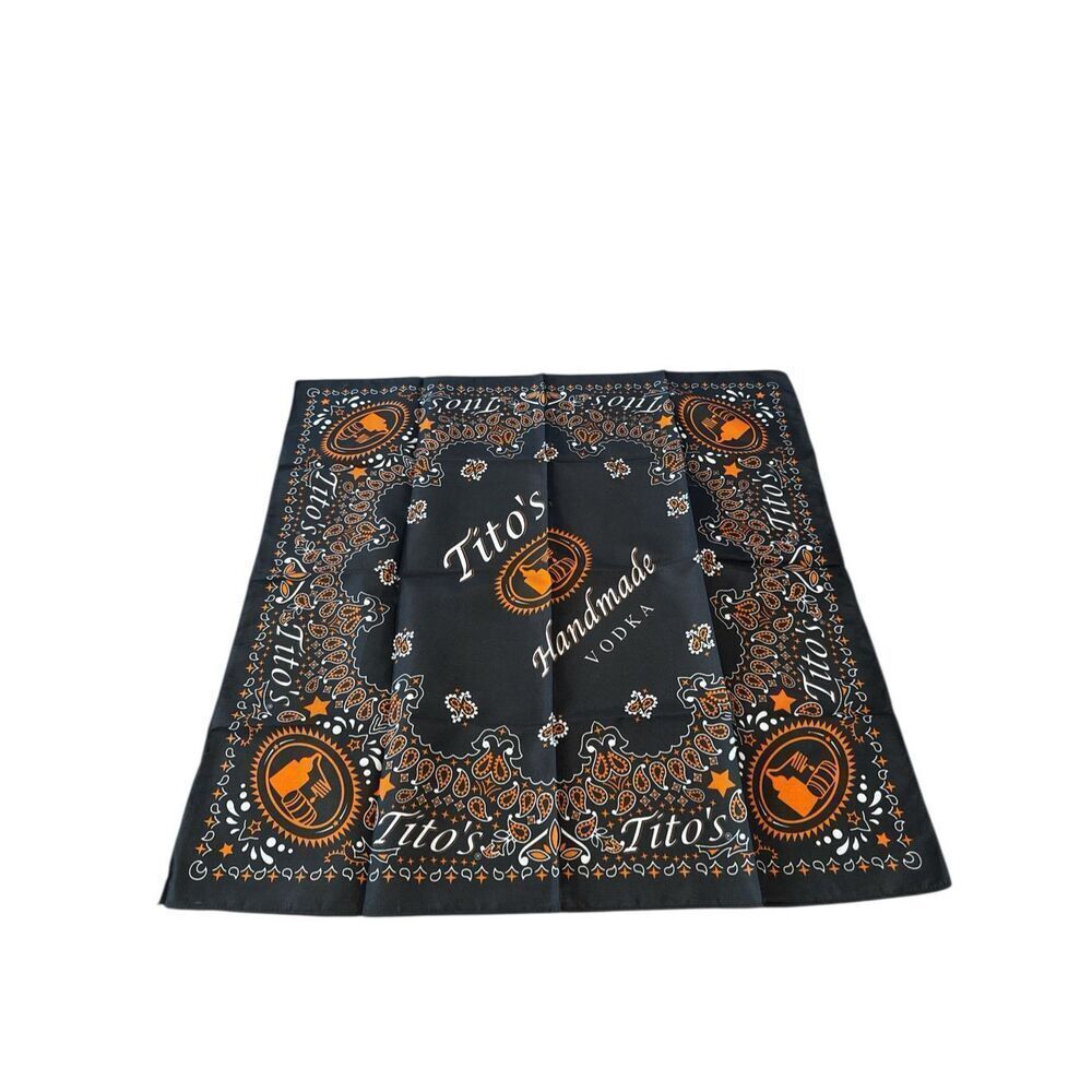 NEW Collectible Tito’s Vodka Bandana Black